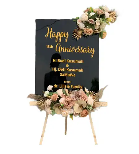 Papan Bunga Akrilik Long Ikis