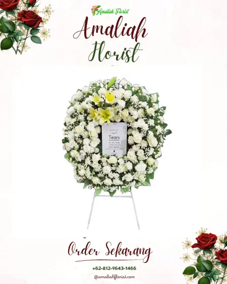 Krans Bunga Duka Long Ikis